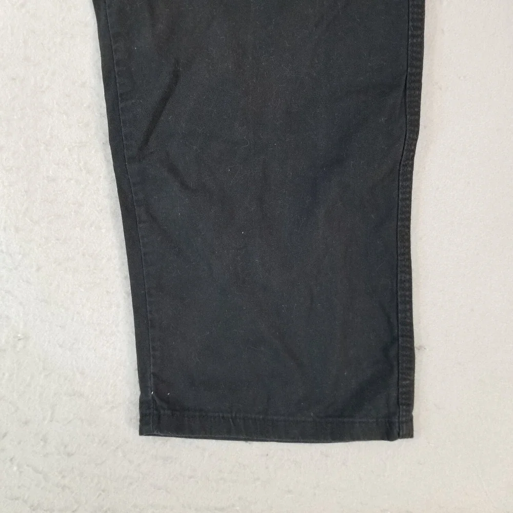 Wrangler cargo pants men's 38x32 relaxed fit black stretch outdoor hiking